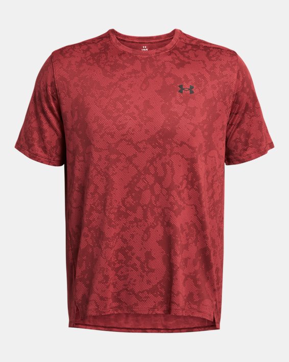 Męska koszulka z krótkimi rękawami UA Tech™ Vent Geode, Red, pdpMainDesktop image number 3
